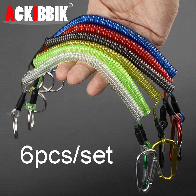 Fishing Kayak Paddle Leash - Ackibbik 6 pièces lanière de pêche