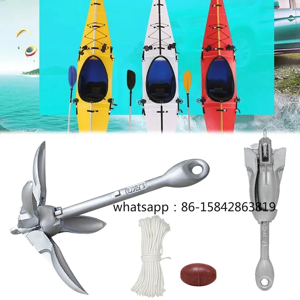 Fishing Kayak Anchor - Ancre pliante en acier inoxydable de