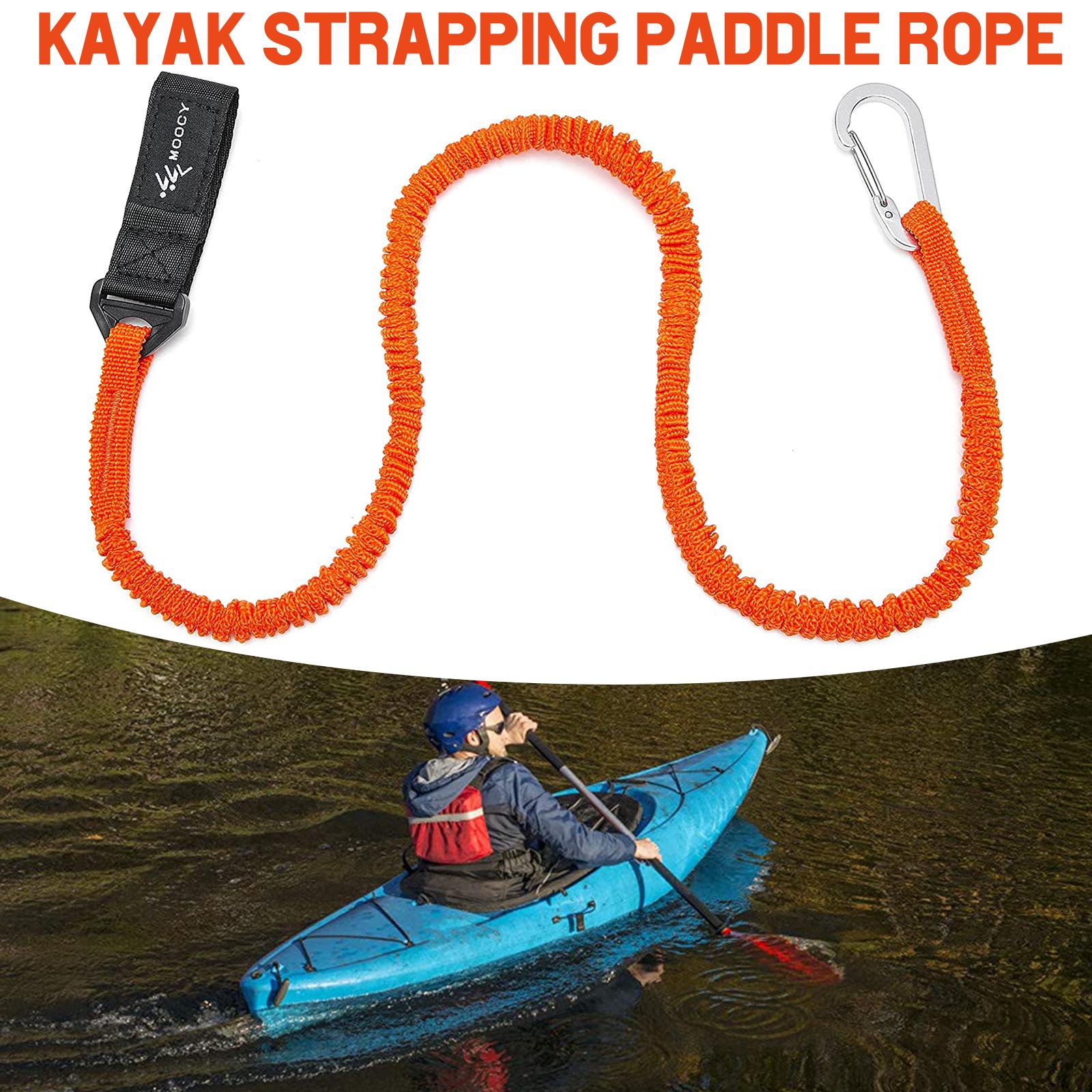 Fishing Kayak Paddle Leash - Laisse de pagaie de Kayak élastique