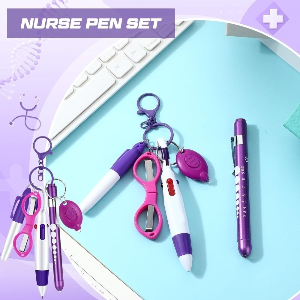 Penn Reel Fierce - Nouveau porte-clés rétractable pour infirmière, ensemble