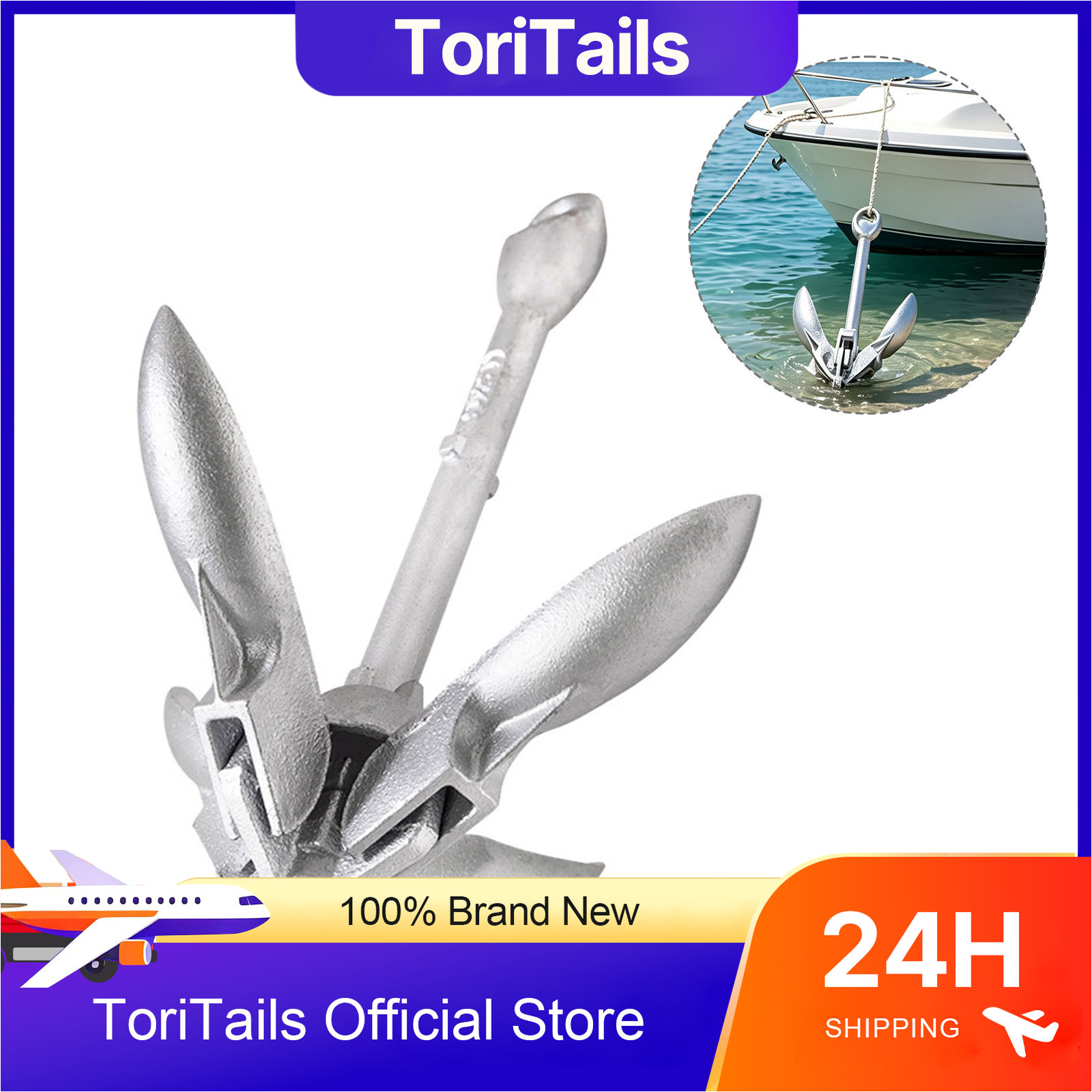 Fishing Kayak Anchor - Ancre de bateau pliable KOETSU 0,7