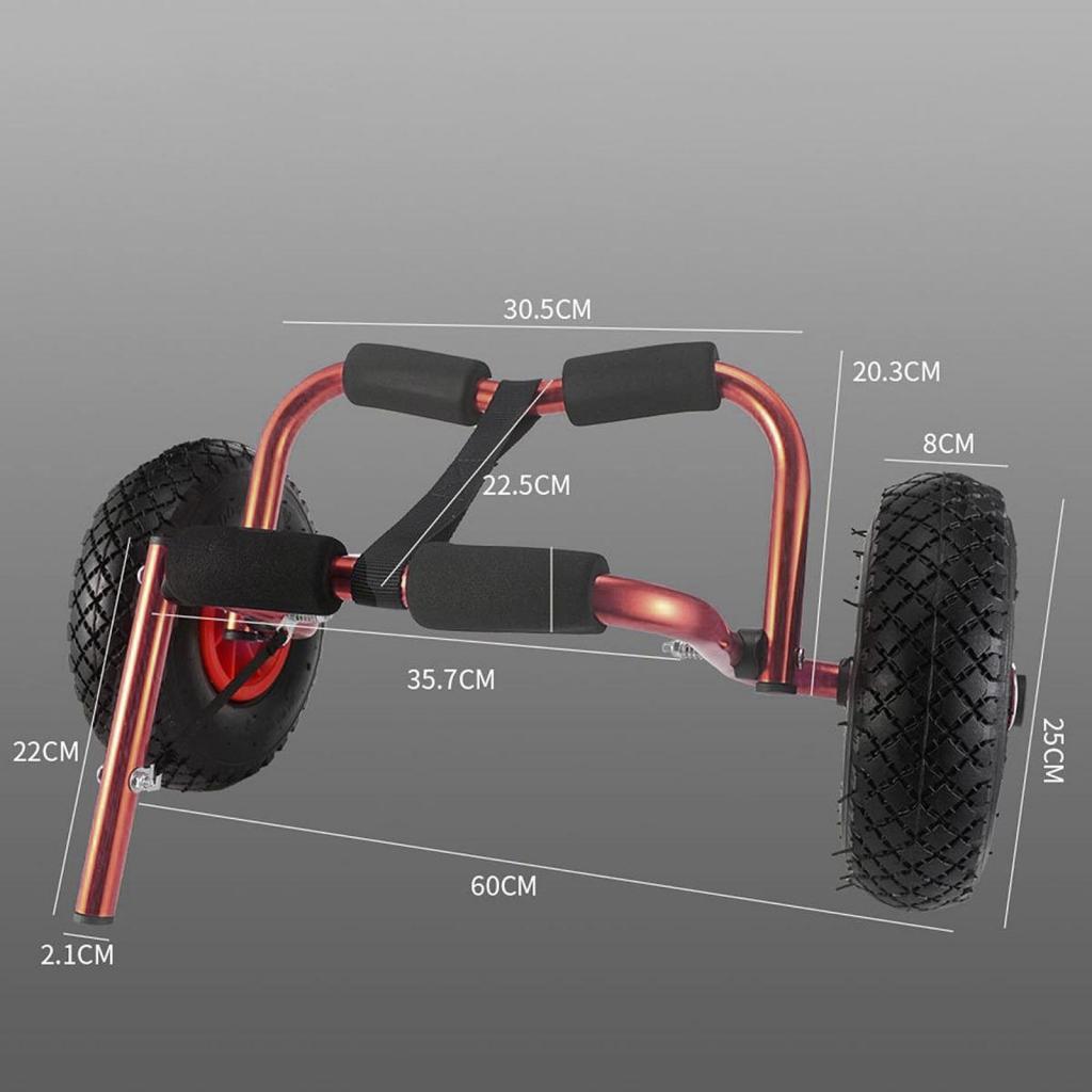 Fishing Kayak Cart - Chariot de kayak réglable et pliable