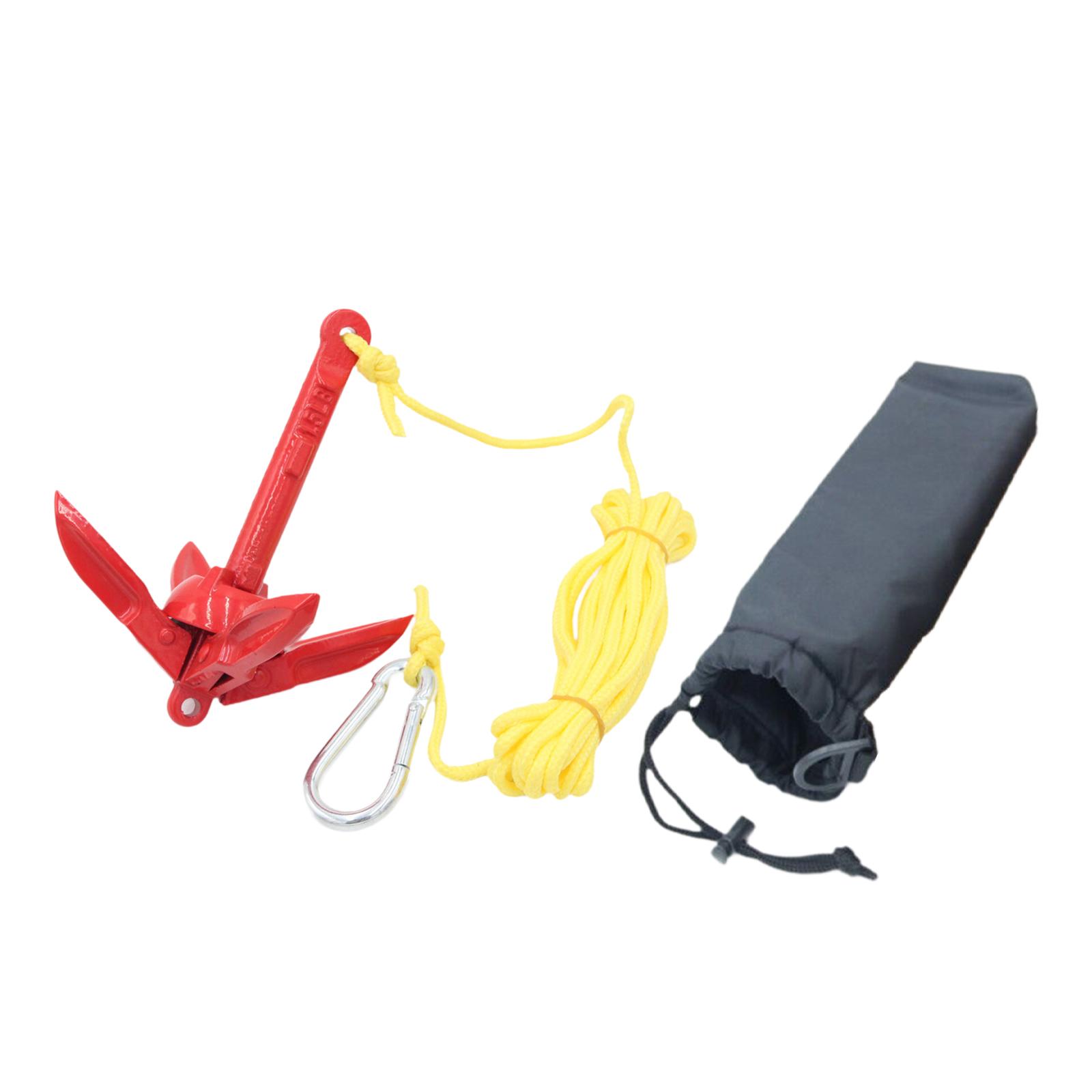 Fishing Kayak Anchor - Kit d'ancrage de bateau pliable en