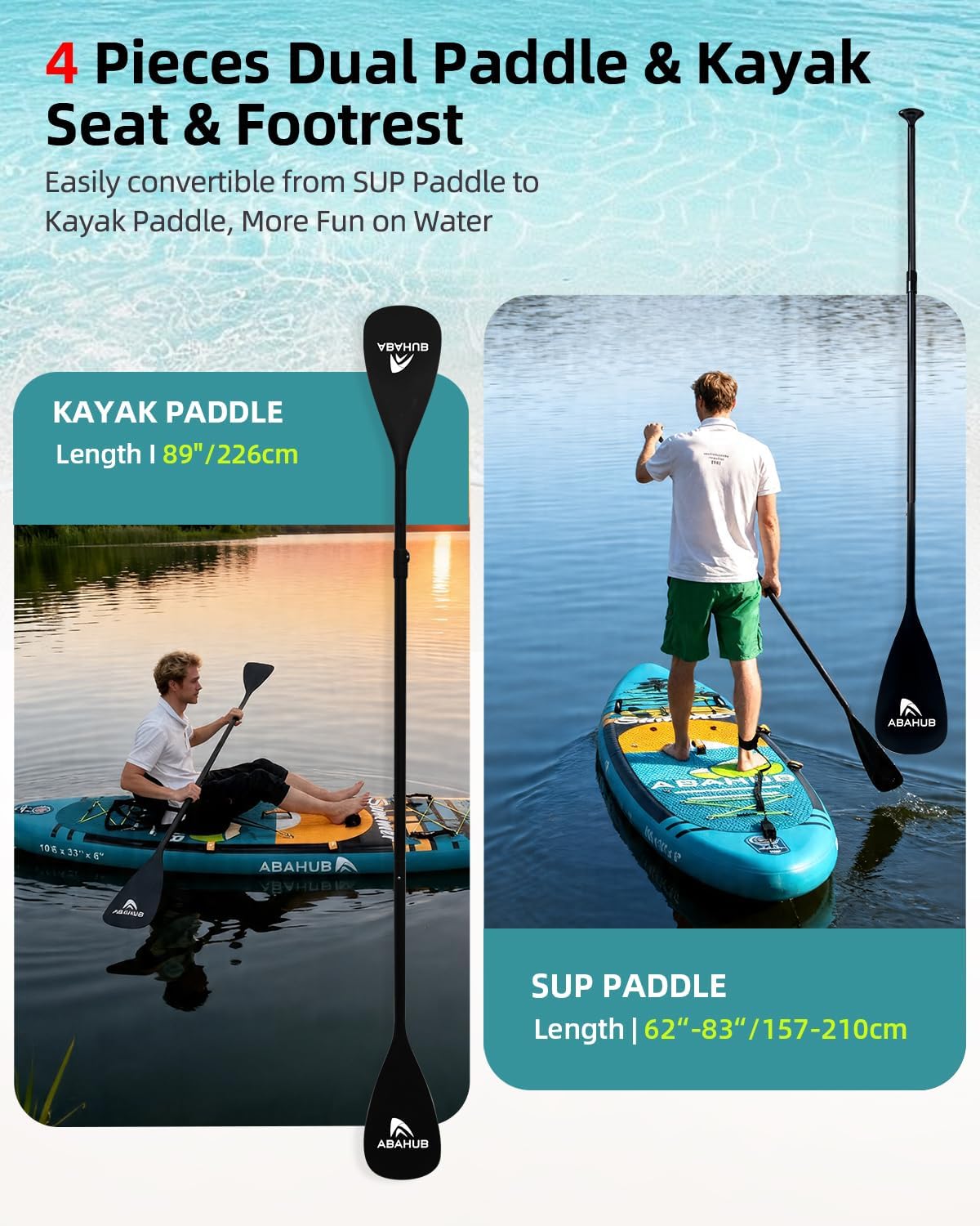 Planche de paddle gonflable la - Fishing Kayak Paddle avis et prix