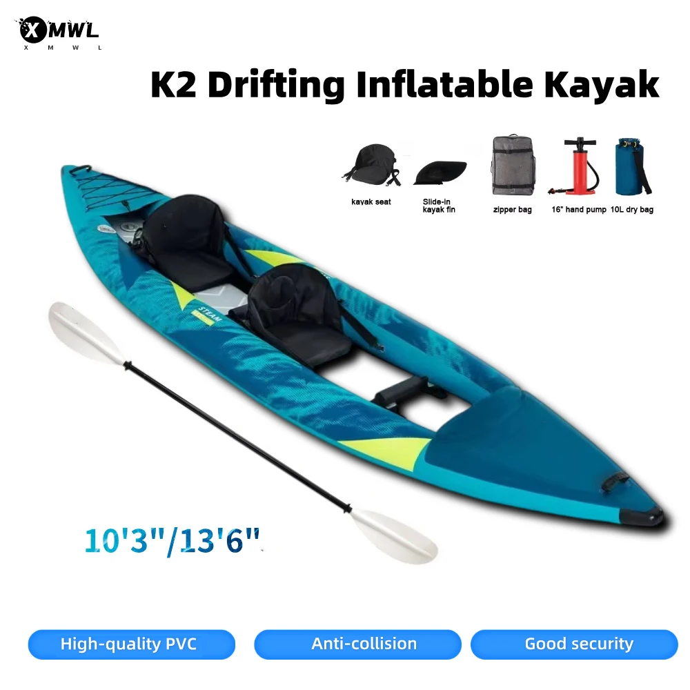 Canoë-kayak gonflable pour 1-2 - Fishing Kayak Paddle avis et prix