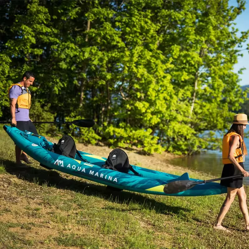 Canoë-kayak gonflable pour 1-2 - Fishing Kayak Paddle avis et prix