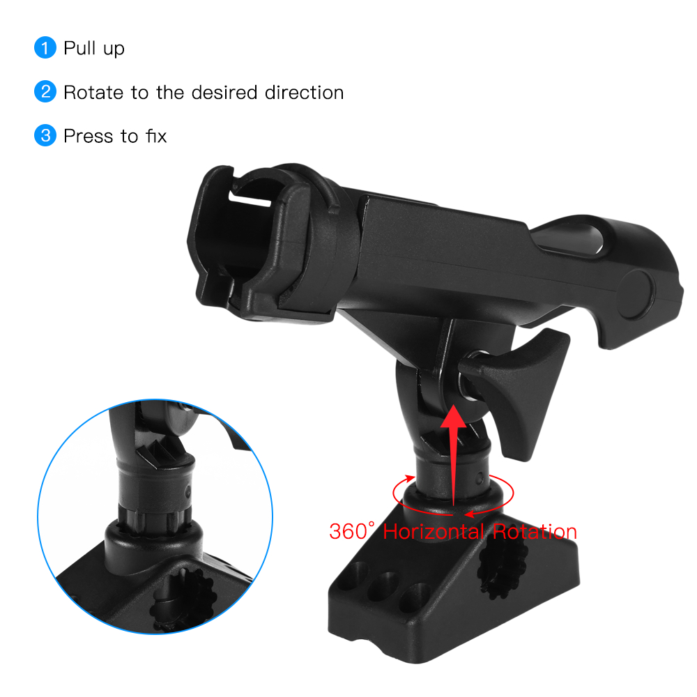 Base de support de cannes à pê - Fishing Kayak Rod Holder avis et prix